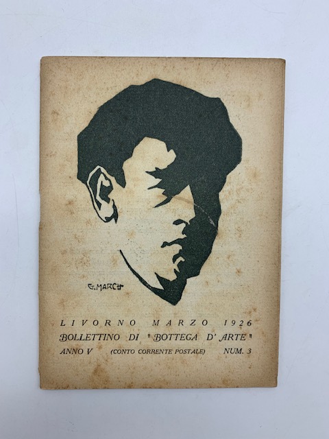 Bollettino di Bottega d'Arte, num. 3, 1926. Esposizione personale Giovanni March